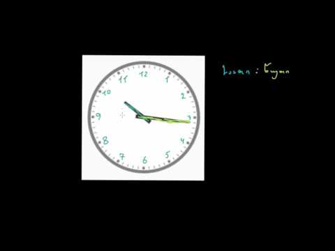 დროის განსაზღვრა უახლოეს წუთამდე (ციფერბლატით ციფრების გარეშე)