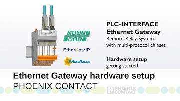 PLC INTERFACE Ethernet Gateway: How to get started with Hardware setup
