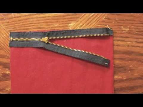 bag zipper sewing tutorial YouTube   Project  Hand  Zipper Lined Pouch Sewing