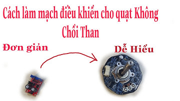 Cách làn mạch điều khiển quạt không chổi than từ mạch tạo xung NE555