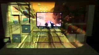 IllumiRoom: peripheral projected illusions for interactive experiences