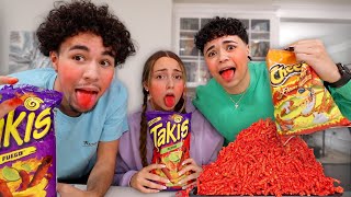 LAST TO STOP EATING SPICY CHIPS WINS!!!