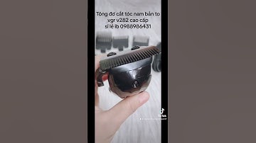Tông đơ cắt tóc VGR 282 , Tăng đơ cắt tóc, Tông đơ cắt tóc cho bé pin sạc tiện lợi và an toàn