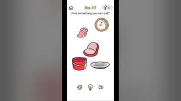 Brain Out Game Level :- 17 Find Something you Can Eat ? || Answer