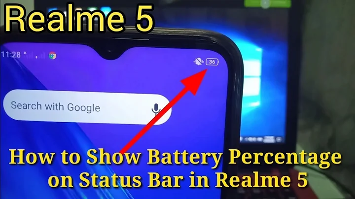 How to Show Battery Percentage on Status Bar in Realme | Realme 5 Tips and Tricks