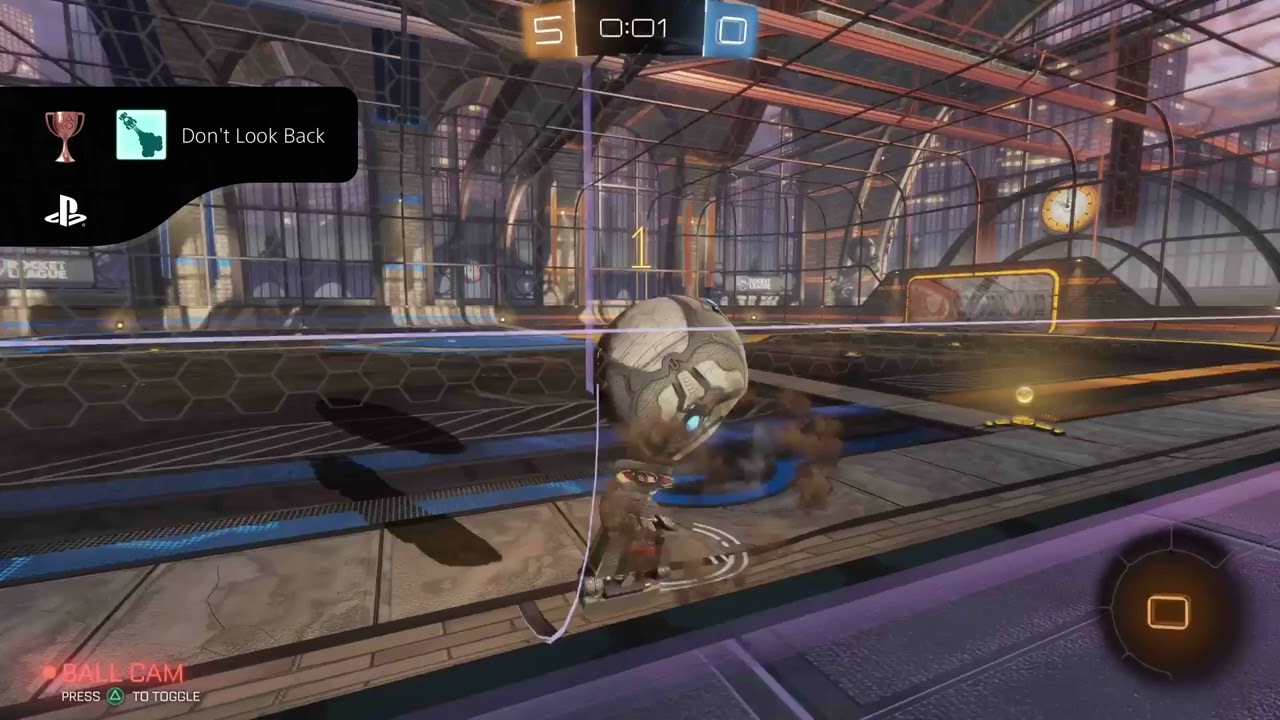 Rocket League PS4 Don't Look Back Trophy