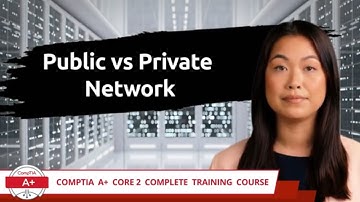 CompTIA A+ Core 2 (220-1102) | Public vs Private Network | Exam Objective 1.6 | Training Video