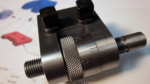 Micrometer Carriage Stop, Final Assembly and Demonstration