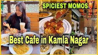 Cute cafe in North Campus Delhi | SPICIEST MOMOS |kamla nagar market