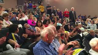 Anti-BDS Senator Cardin confronted by Samira Hussein 2017 Details