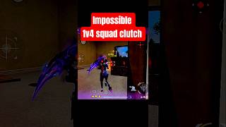 One Man Army: 1v4 Squad Wipe! #freefire #shorts #shortfeed #trending #raistar #mini