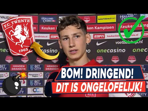 NET VERTROKKEN! OH MIJN! WERD GEWAARSCHUWD! FC TWENTE NIEUWS