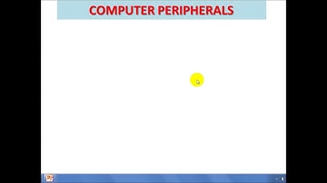 Computer Peripherals | Input - Output Devices | Printers
