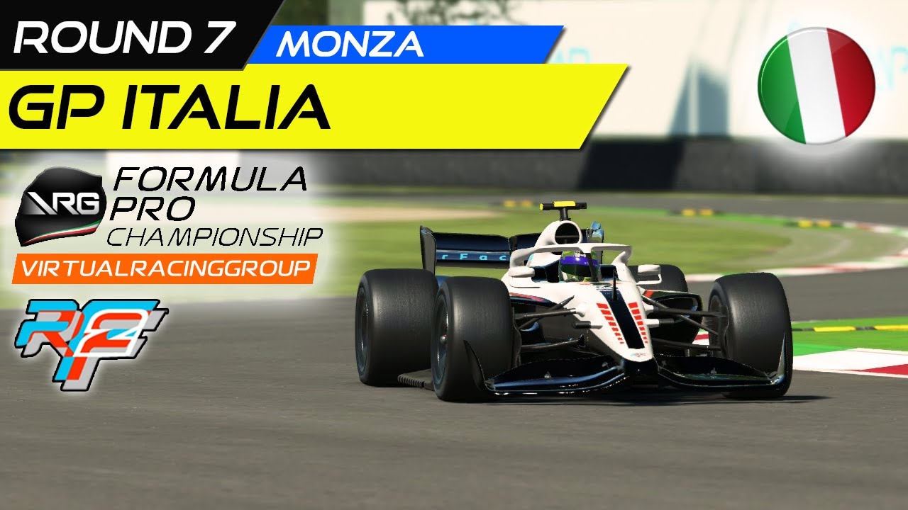 ITALIAN GP | rFactor 2 | Formula Pro 2022 | Round 7 - YouTube