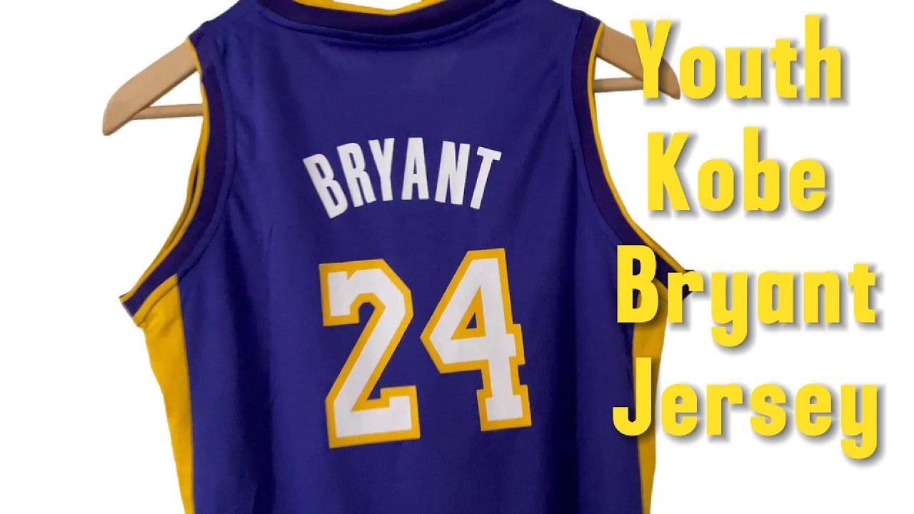kobe bryant youth jersey 24