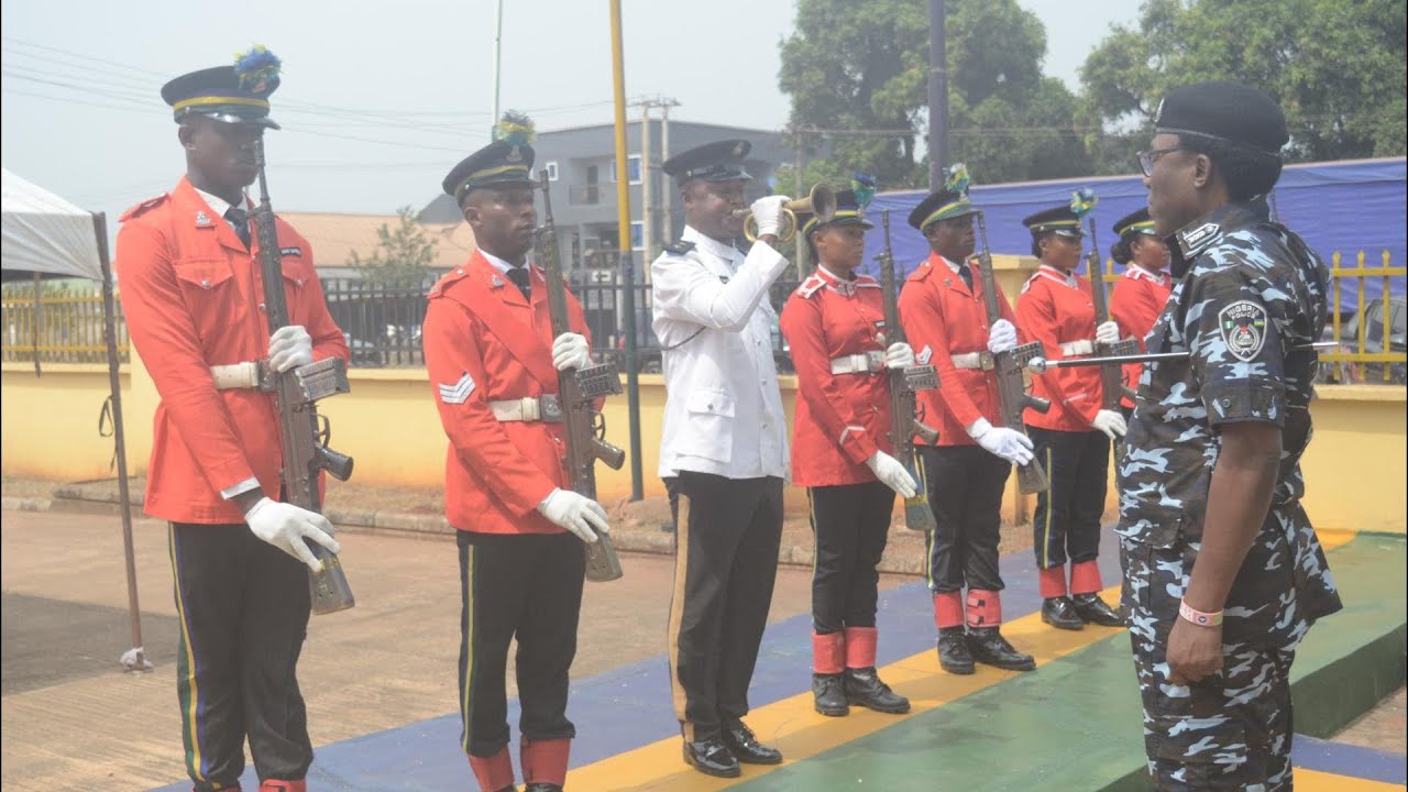 NEW DELTA STATE COMMISSIONER OF POLICE ON A FAMILIARIZATION VISIT TO AGBOR AREA COMMAND, AGBOR DT