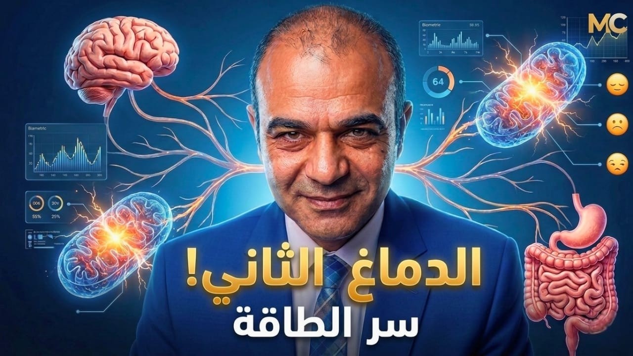 الدماغ الثاني في أمعائك: السر الخفي للطاقة والقلق والقولون العصبي
