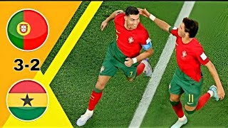 مباراة دراماتكية 🔥🔥✨- البرتغال _ غانا 3-2 كأس العالم 2022 وجنون خليل البلوشي جودة عالية