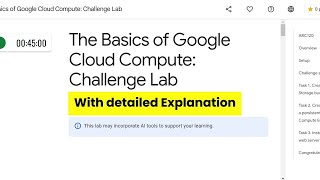 The Basics of Google Cloud Compute Challenge Lab | GCP lab with detailed explanation