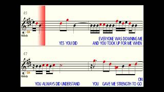 A Song for Mama by Boys II Men Alto Saxophone Playalong