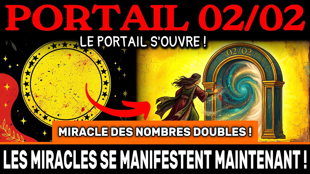 ATTENTION ! LE PORTAIL 02/02 S'OUVRE ! L'énergie des DOUBLES apporte des MIRACLES dans votre vie !