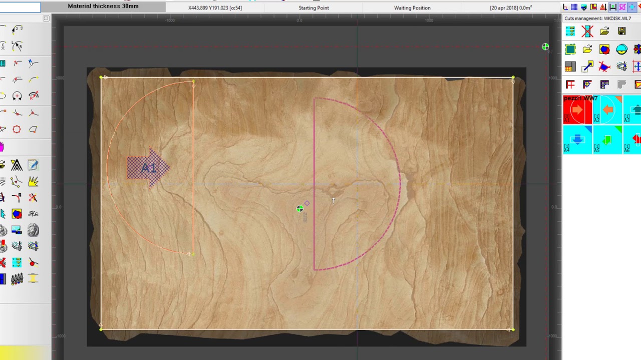 Cut&Move Automatic example 2