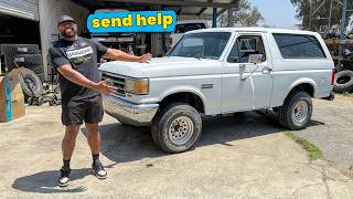 NEW BUILD SERIES! 1990 Ford Bronco Bricknose