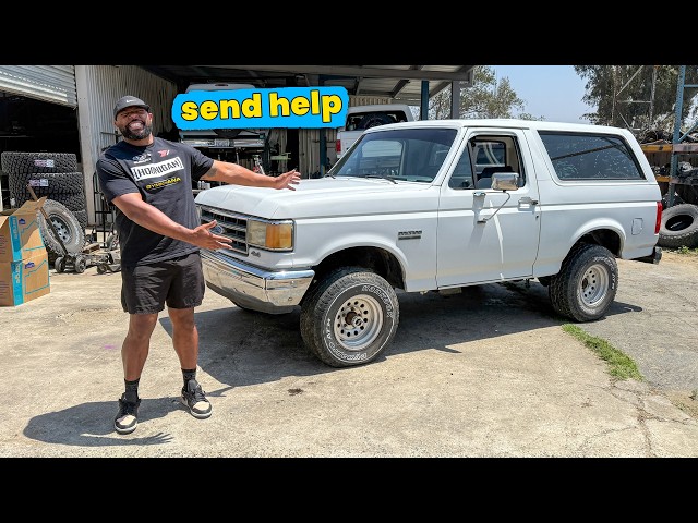 NEW BUILD SERIES! 1990 Ford Bronco Bricknose - YouTube
