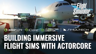 Microsoft Flight Simulations Built With Actorcore 3D Characters And Mocap Animations