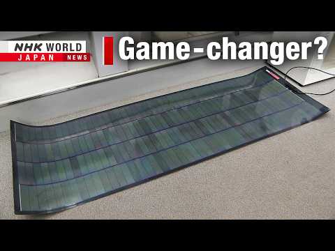 Startup's new solar cells could power snowy regionsーNHK WORLD-JAPAN NEWS
