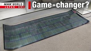 Startup's new solar cells could power snowy regionsーNHK WORLD-JAPAN NEWS