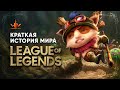 Краткая история мира League of Legends и Legends of Runterra , география фракции WinCondition LORE