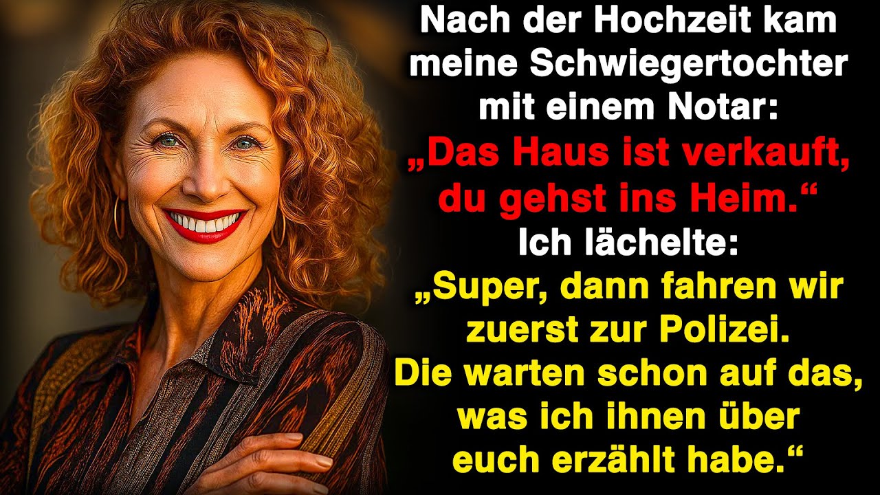 Meine Schwiegertochter heiratete meinen Sohn nur wegen meines Hauses, kam danach mit Notar!