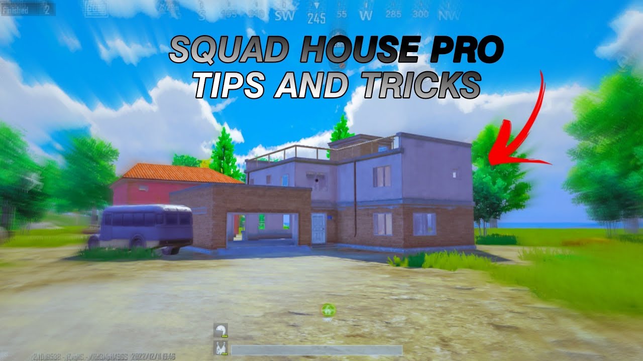 Pubg Mobile | Squad house pro tips and tricks For Rushing and Defending 🔥