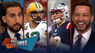 Mac Jones named Patriots starting QB vs. Jets, Packers vs. Bills preview | NFL | FIRST THINGS FIRST