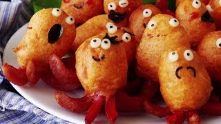 Xúc Xích Bạch Tuộc thật là độc đáo - Món Ăn Ngon