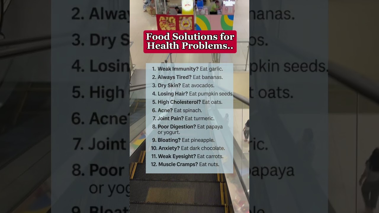 Food solution For Health Problems 