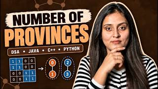 Number of Provinces | Number of Connected Components | DFS & BFS | Python, Java & C++