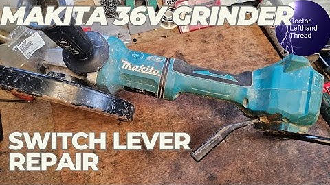 Makita DGA900 switch quick fix