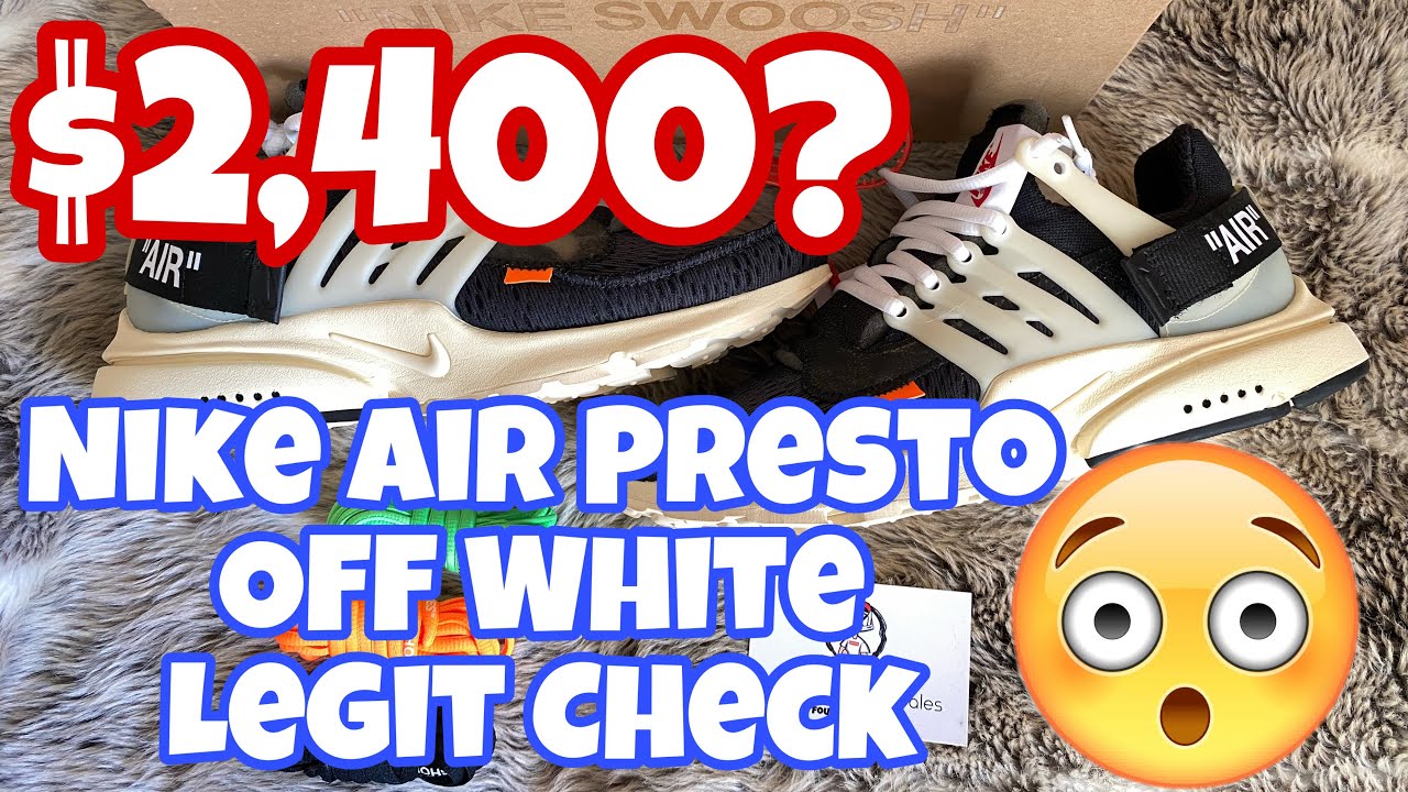 OFF White Air Presto- Check -