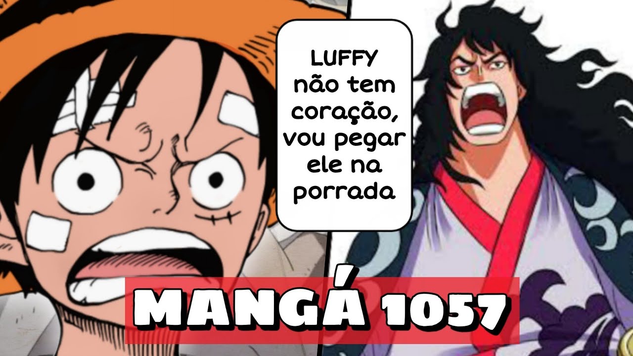 One Piece  Imagens vazadas do mangá 1057 mostram Luffy se despedindo de  Momonosuke!