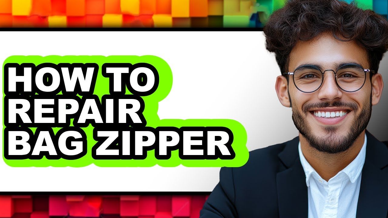 How to Repair Bag Zipper - Step by Step