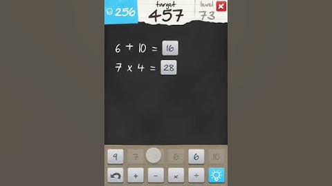 6 Numbers by Brainbow Answers Level 73