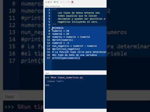 tipos de datos numéricos