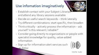 Sar1002 S16 Use Information Imaginatively