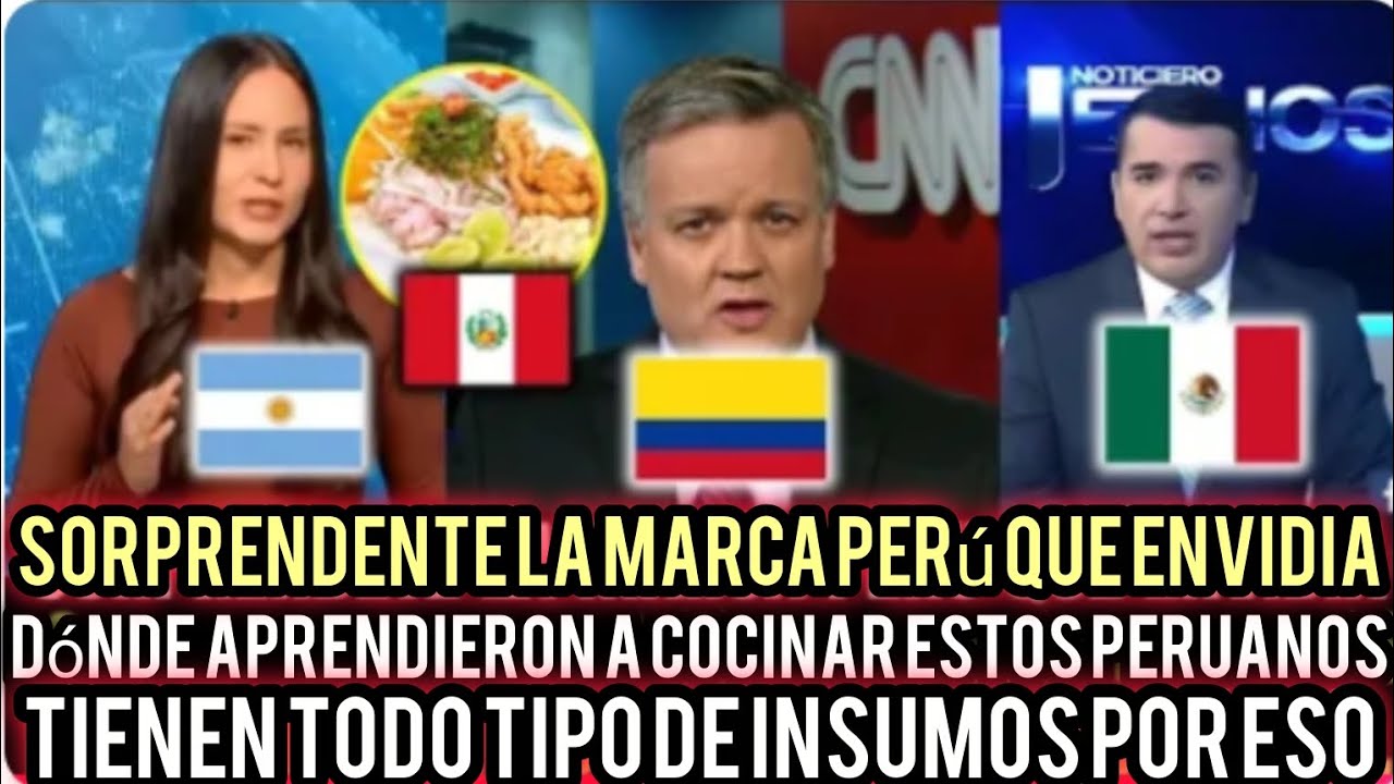 Sorprendente LA MARCA PERÚ 🇵🇪 que envidia | dónde aprendieron a COCINAR estos PERUANOS | Reacción 