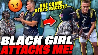 Black Student ATTACKS After Being Asked About Racial Crime Statistics - They LOST THEIR MINDS