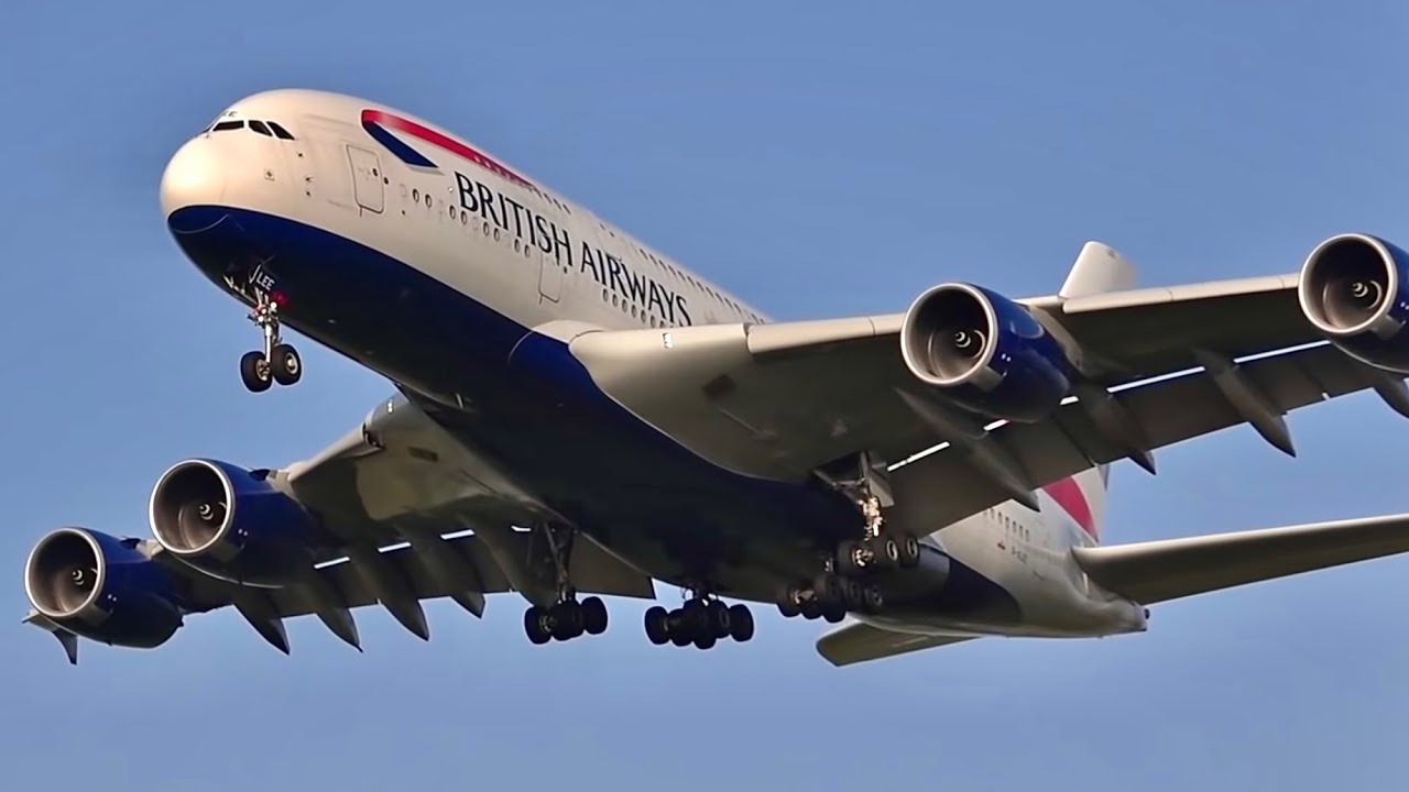 Sturm bei Landung: Flugzeug entgeht Katastrophe | London Heathrow