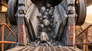 "Big Rock Crusher Machine: A Giant in Action"Big Rock Crushing: A Powerful Process"#stonecrusher