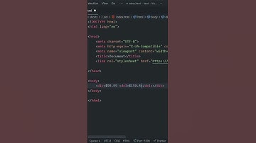 Use Del in HTML #shorts #coding